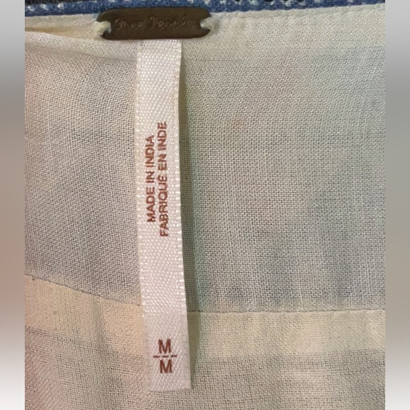 NWOT: Free People Terra Nova Boho Embroidered Relaxed Fit Dress• Small - Picture 9 of 13